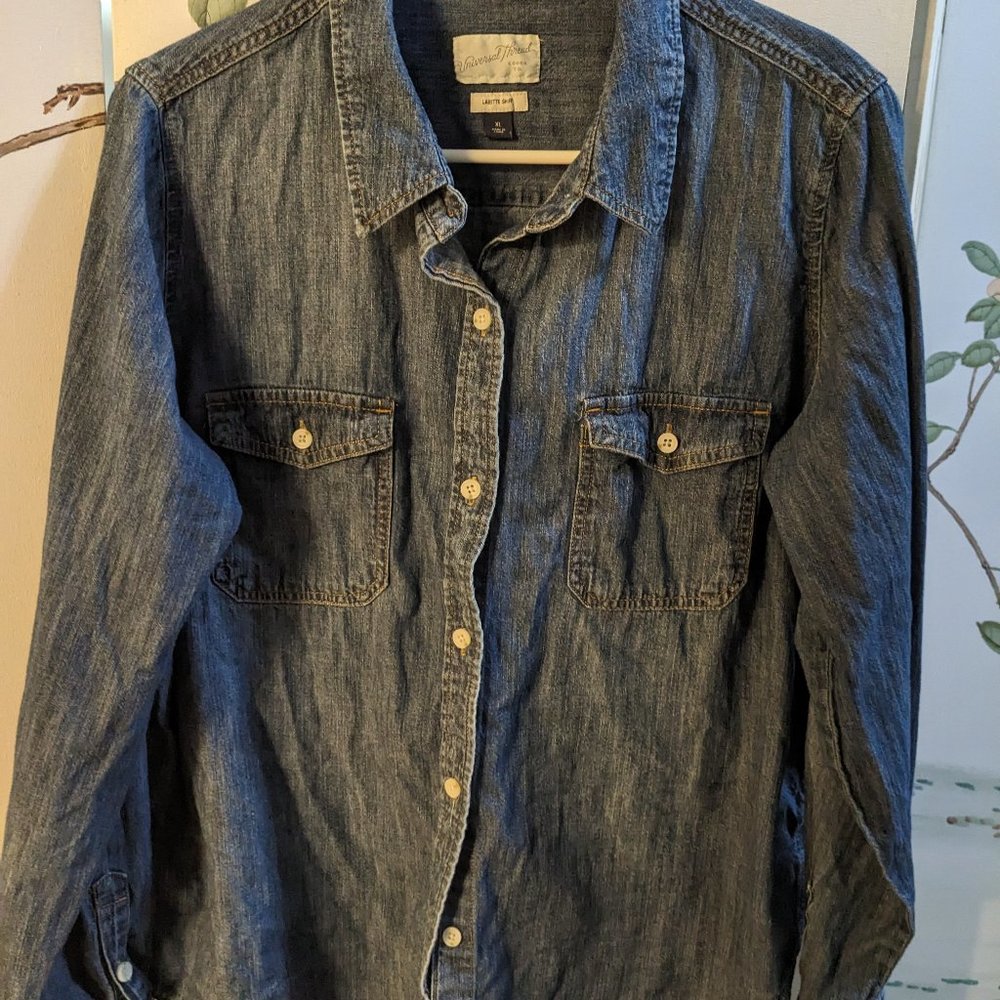 Universal Thread Good Co Labette shirt Denim soft shirt